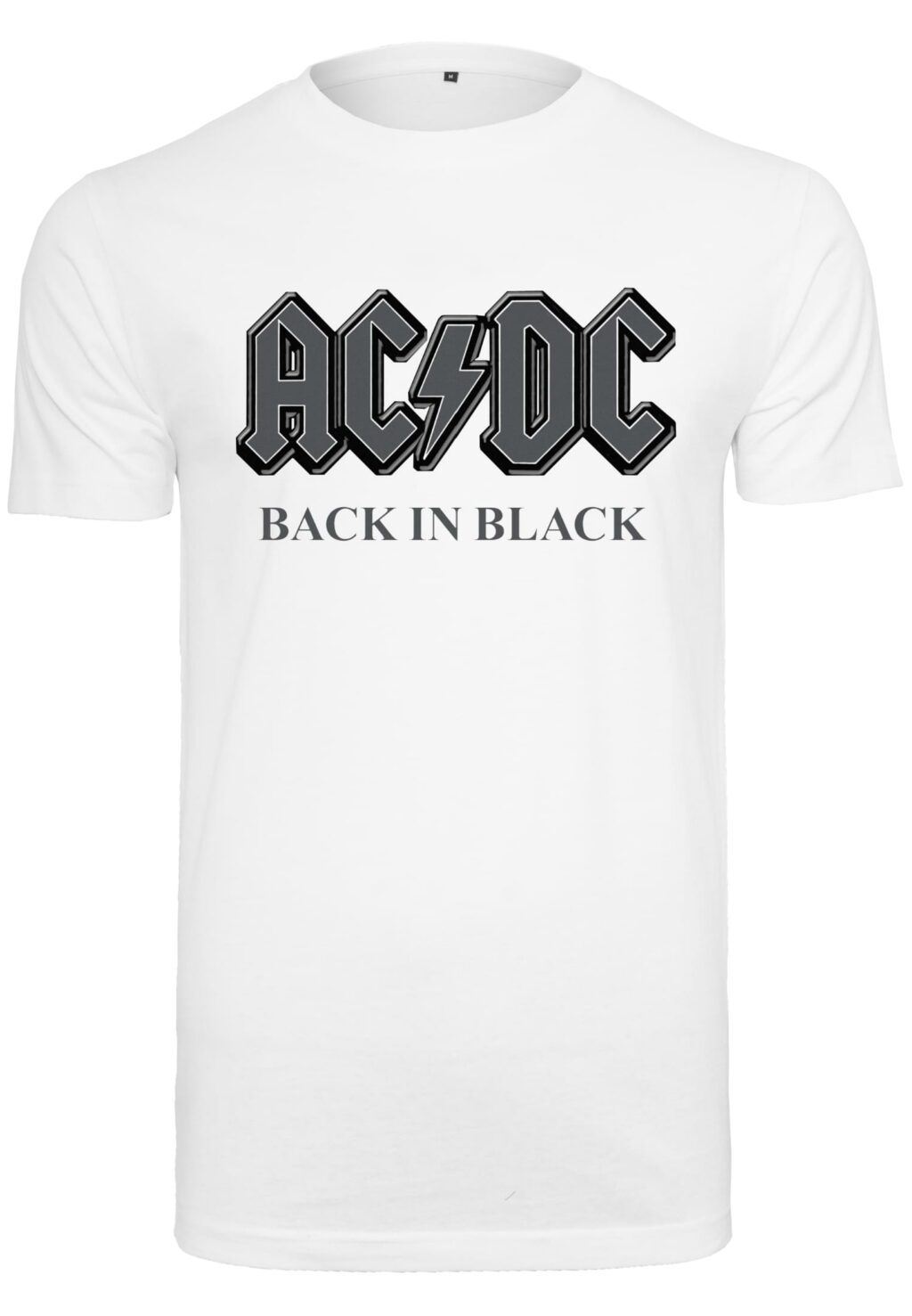 ACDC Back In Black Tee white MC480