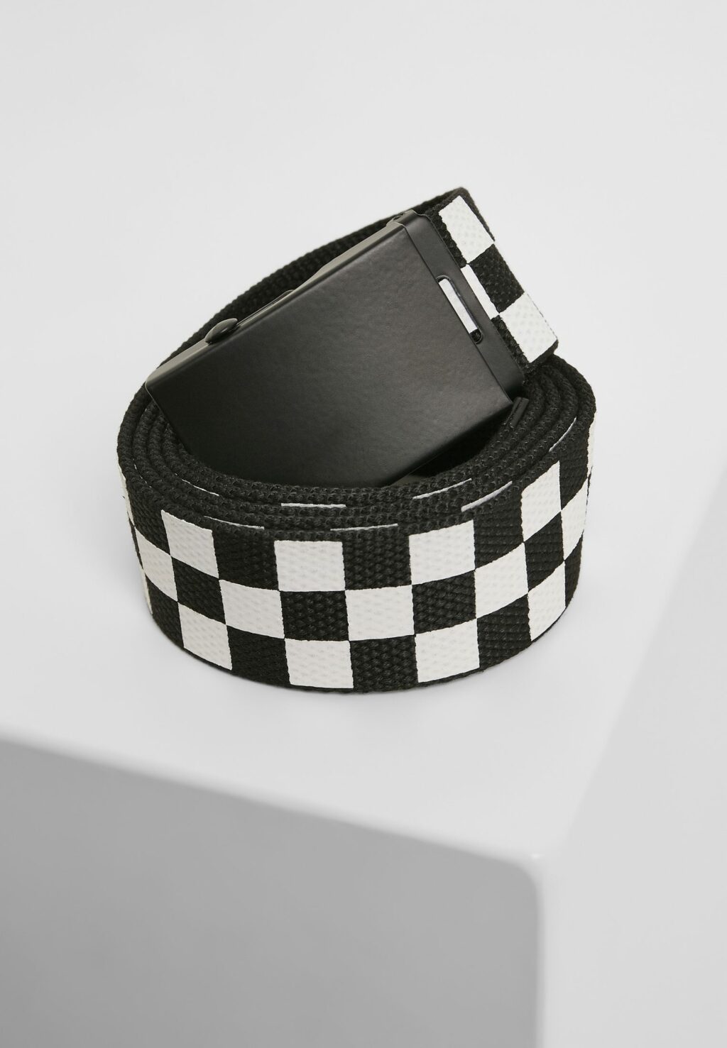 Adjustable Checker Belt black/white one TB3739