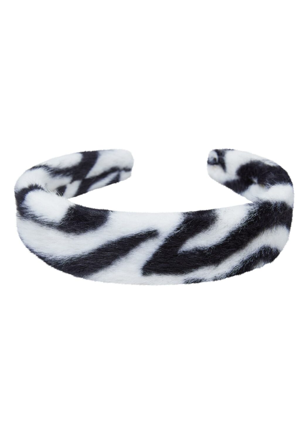 Animal Fake Fur Headband black/grey/beige one TB5856