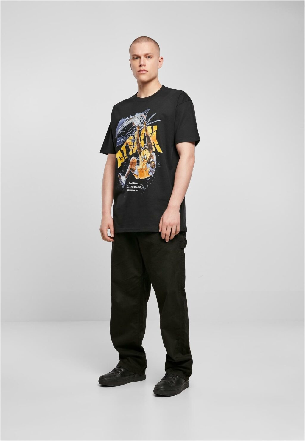 Attack Player Oversize Tee black MT1839