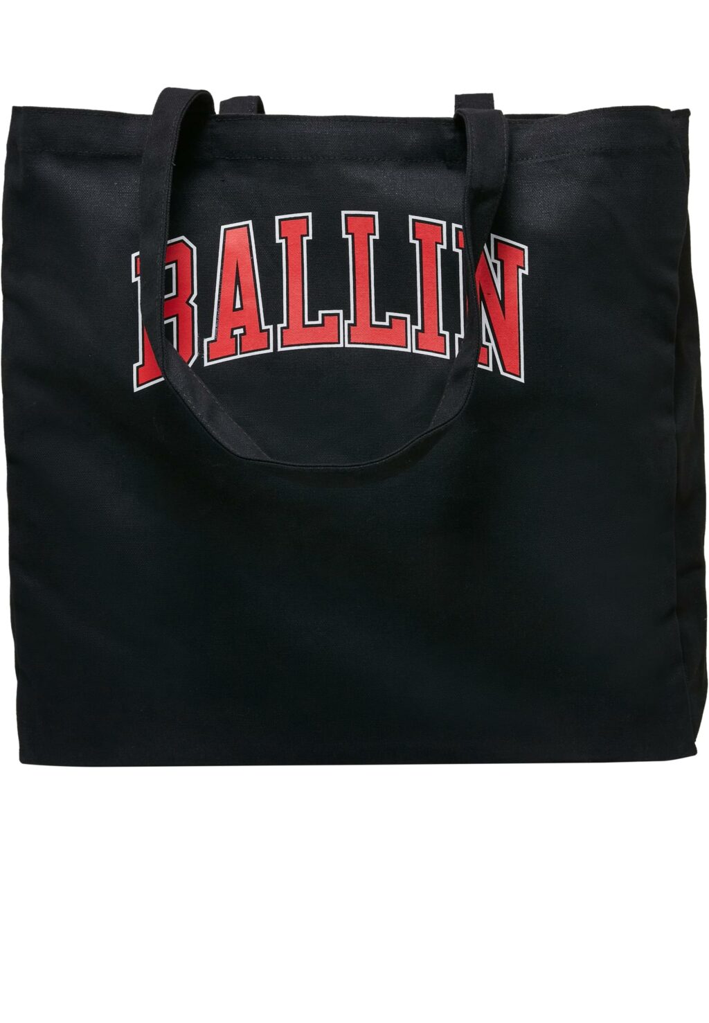 Ballin Oversize Canvas Tote Bag black one MT2277