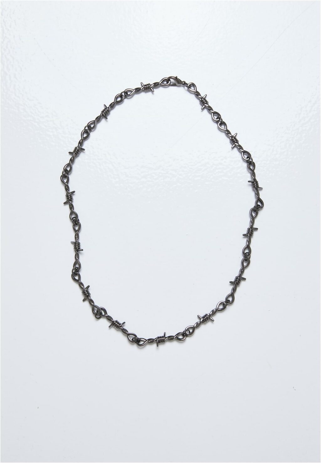 Barbed Wire Necklace gunmetal one TB4333