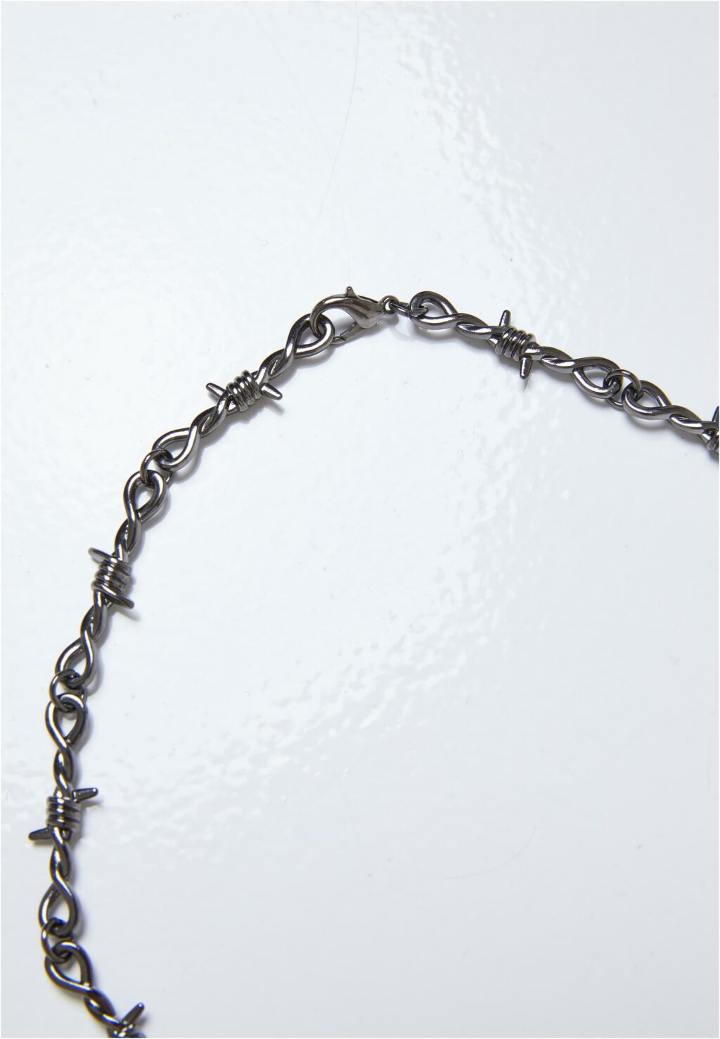 Barbed Wire Necklace gunmetal one TB4333
