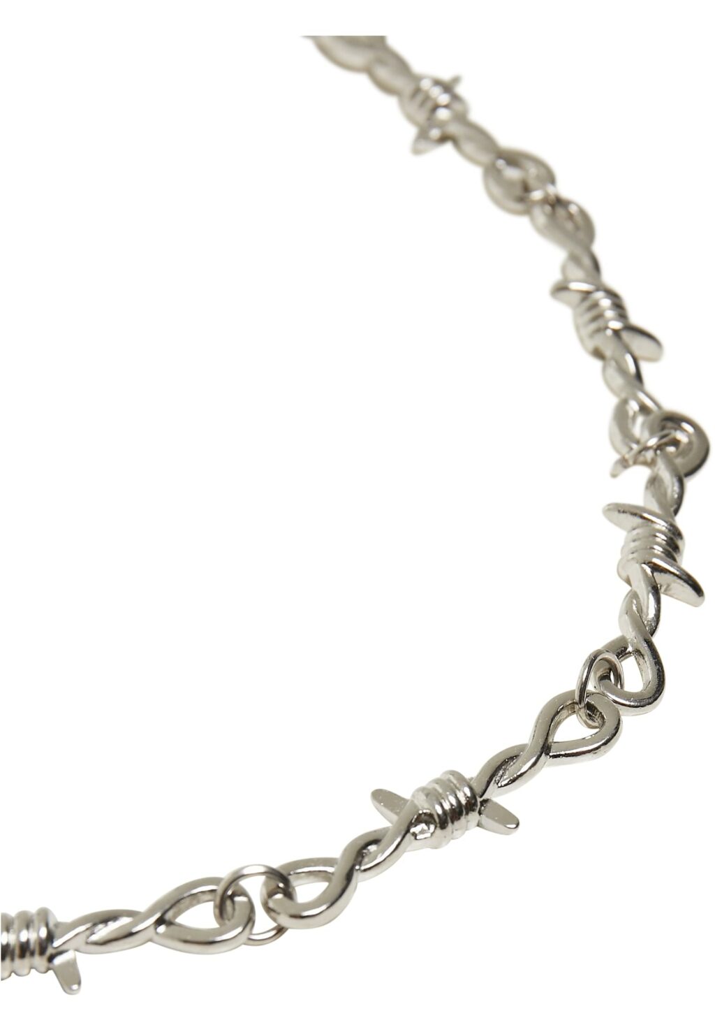 Barbed Wire Necklace silver one TB4333