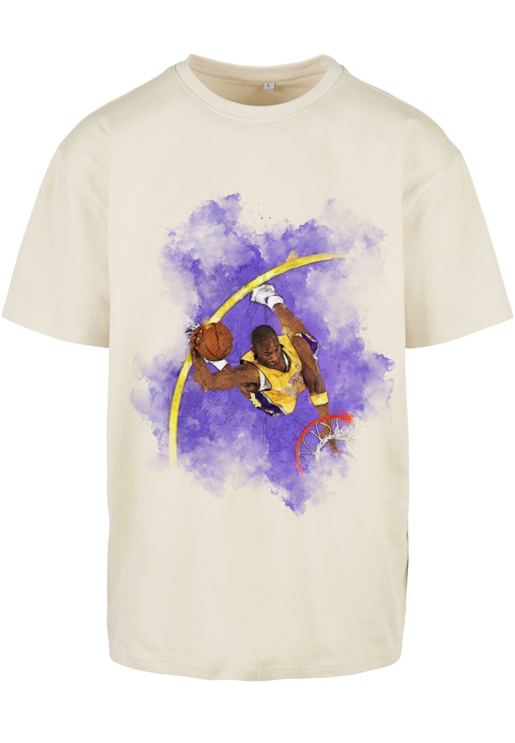 Basketball Clouds 2.0 Oversize Tee sand MT1805