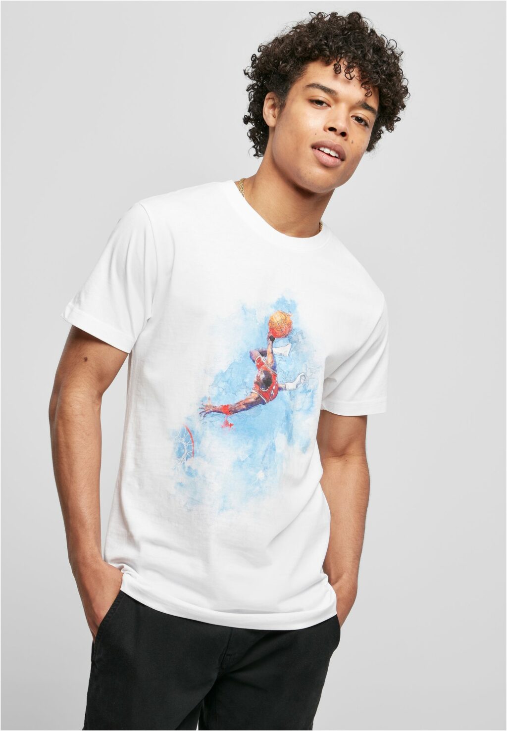 Basketball Clouds Tee white MT1482