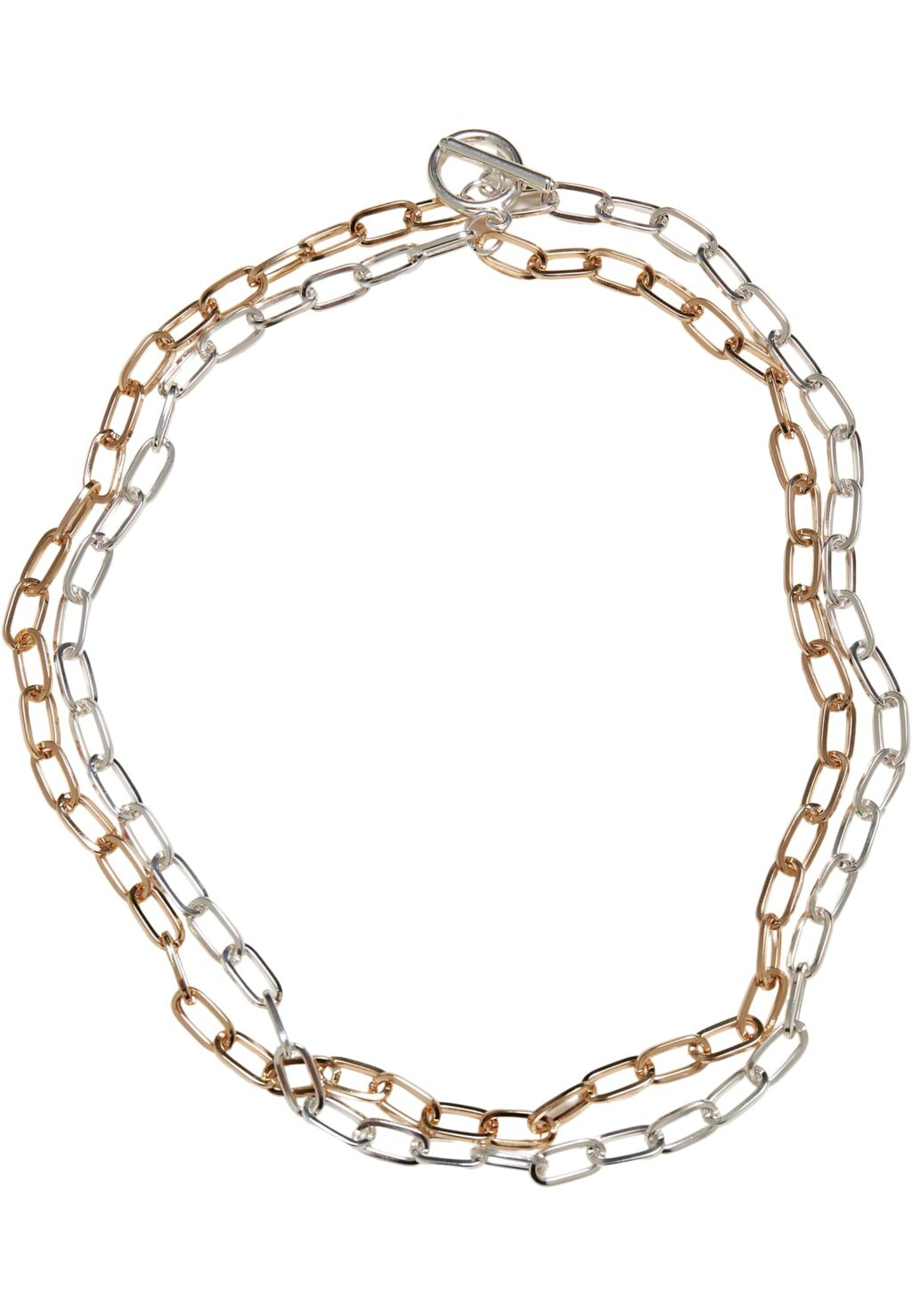 Bicolor Layering Necklace gold/silver one TB5157