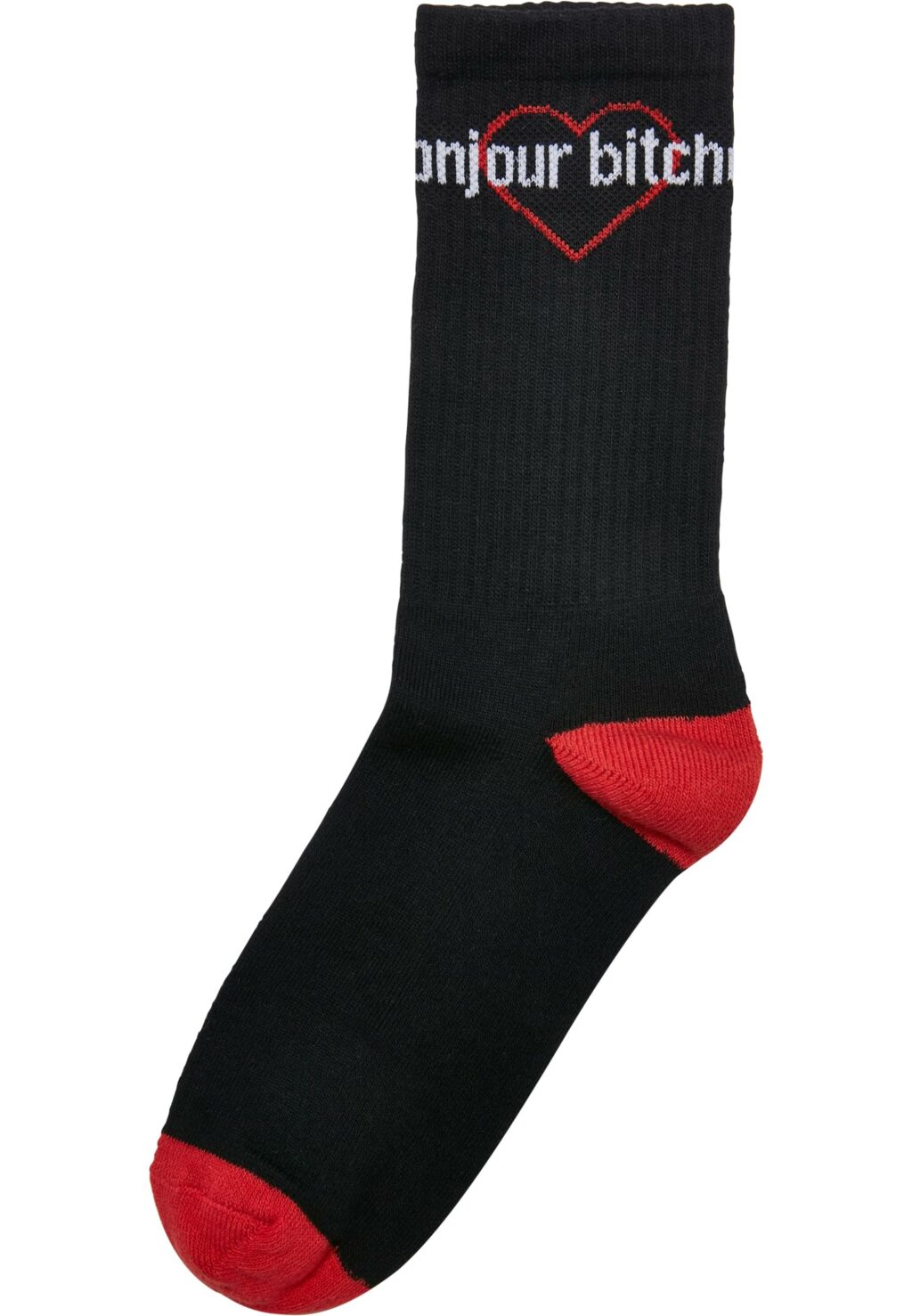 Bonjour Bitches Socks 3-Pack black/white/red MT2317