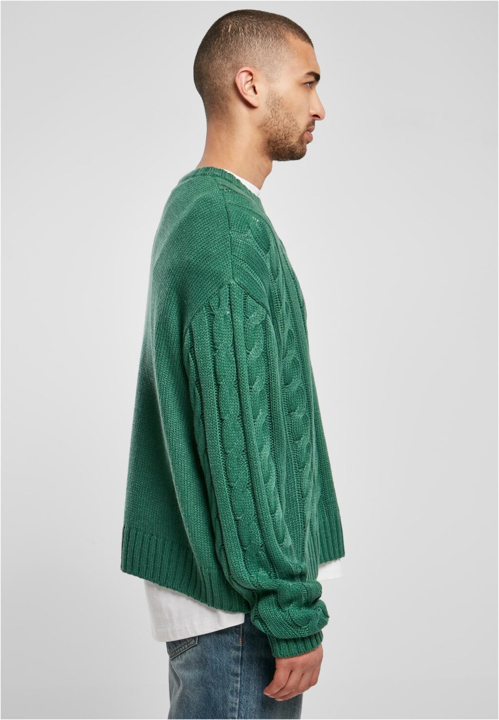 Urban Classics Boxy Sweater green TB5512