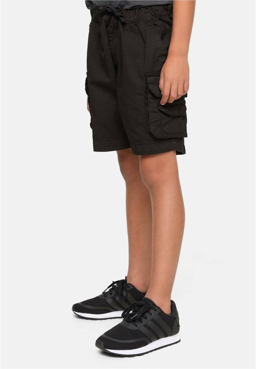 Boys Double Pocket Cargo Shorts black UCK3699