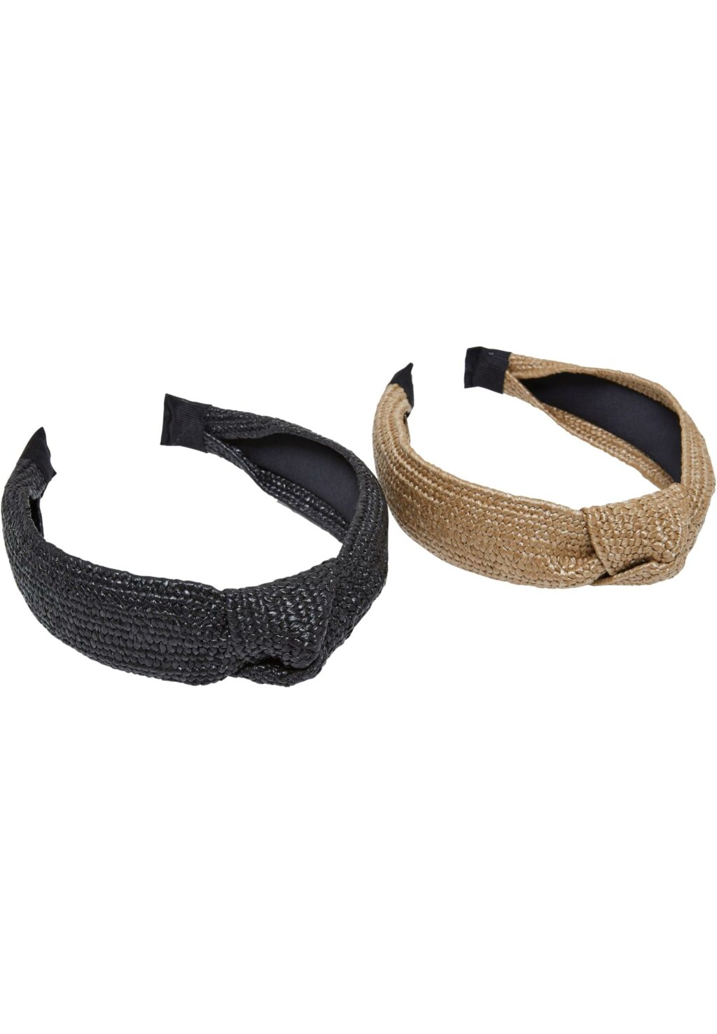 Braid Bast Headband 2-Pack black/beige one TB6441
