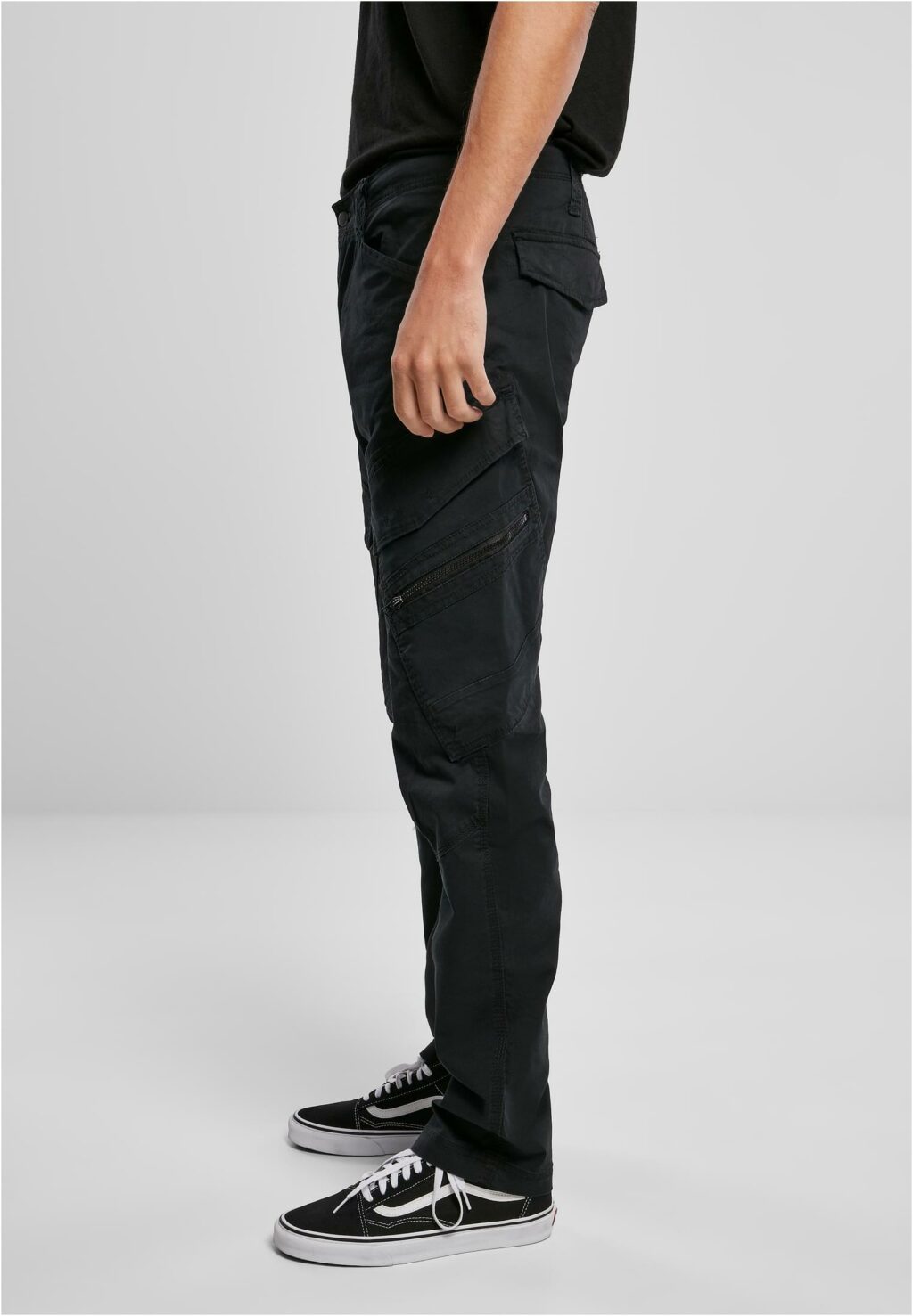 Brandit Adven Slim Fit Cargo Pants black BD9470