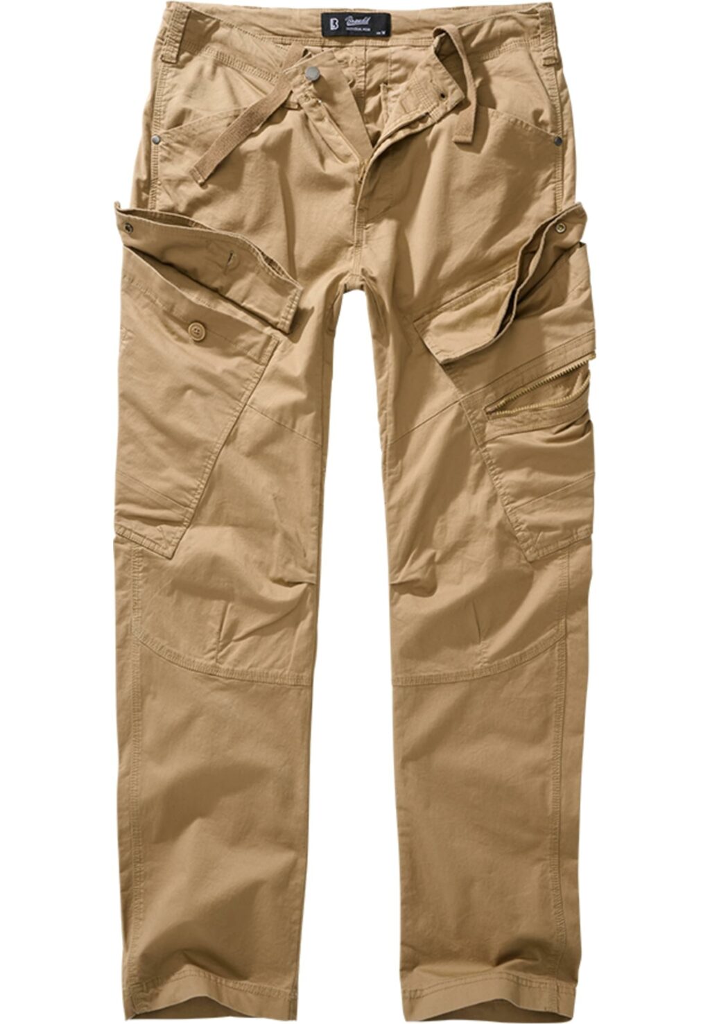 Brandit Adven Slim Fit Cargo Pants camel BD9470