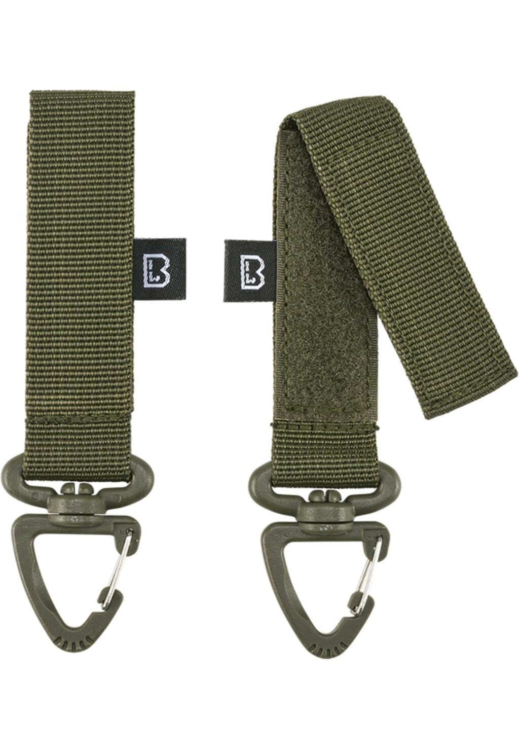 Brandit Belt and Molle Loop Carabiner 2-Pack olive one BD8081