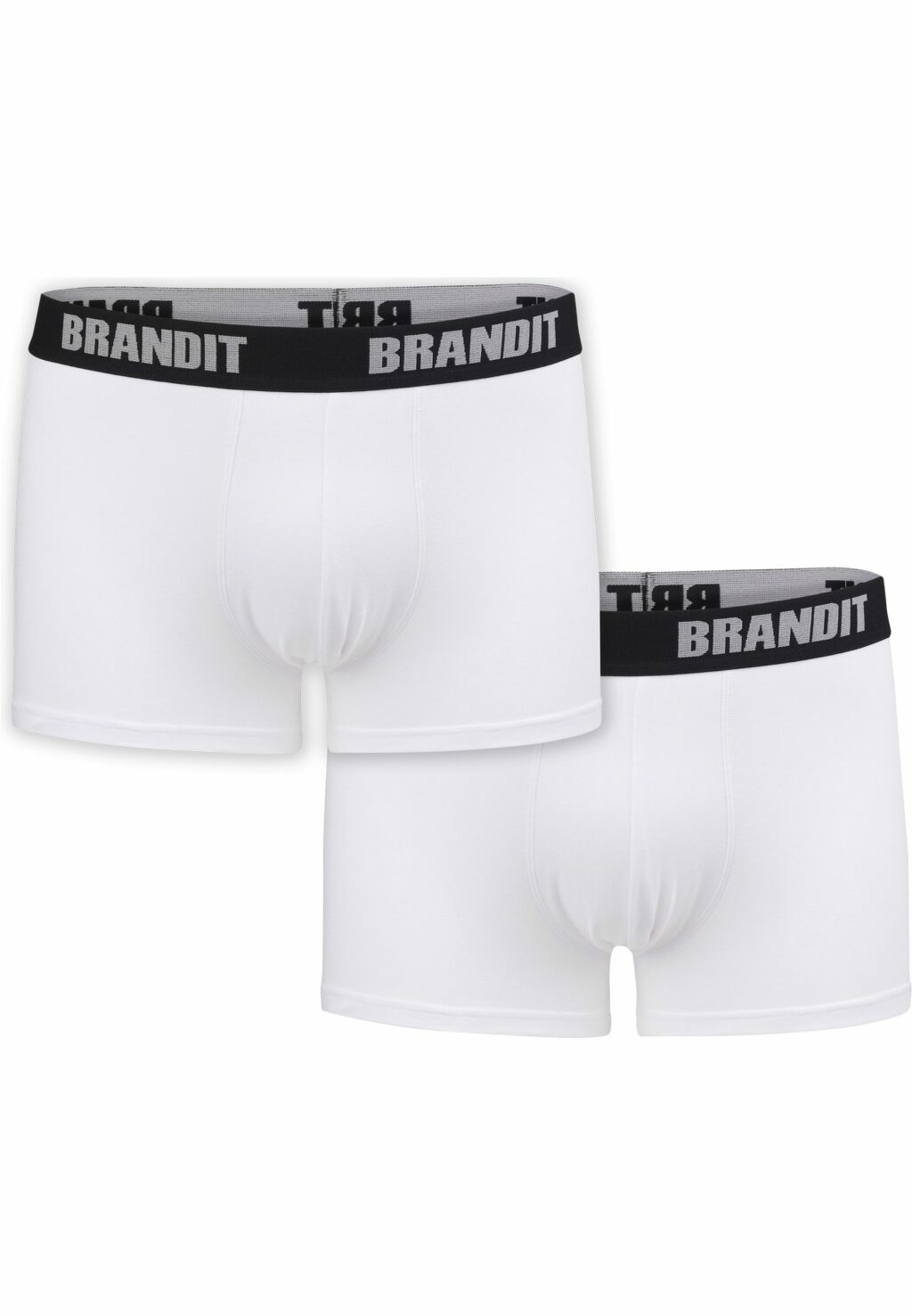 Brandit Boxershorts Logo 2-Pack wht/wht BD4501
