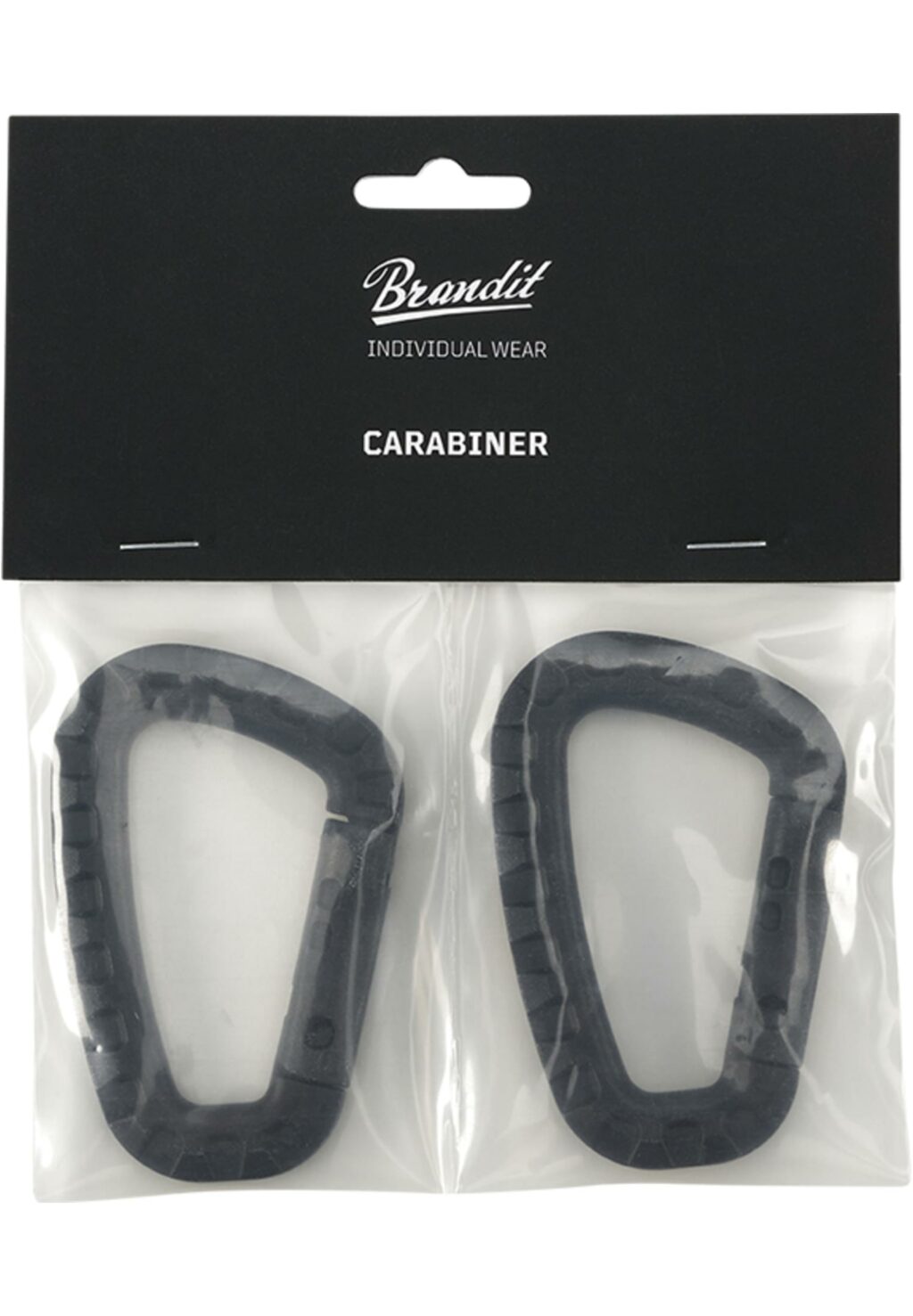 Brandit Carabiner 2-Pack black one BD8079
