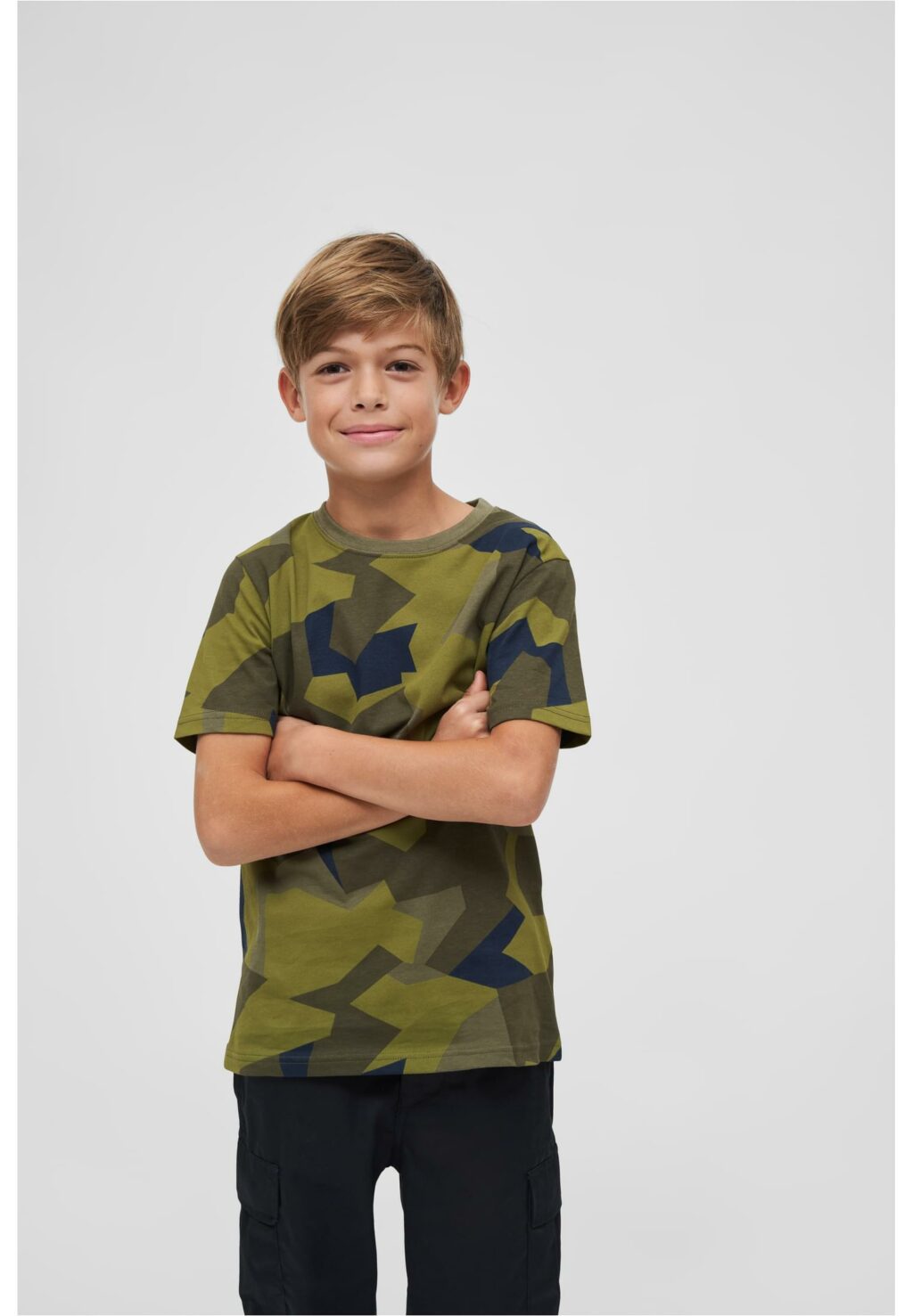 Brandit Kids T-Shirt swedish camo BD6017