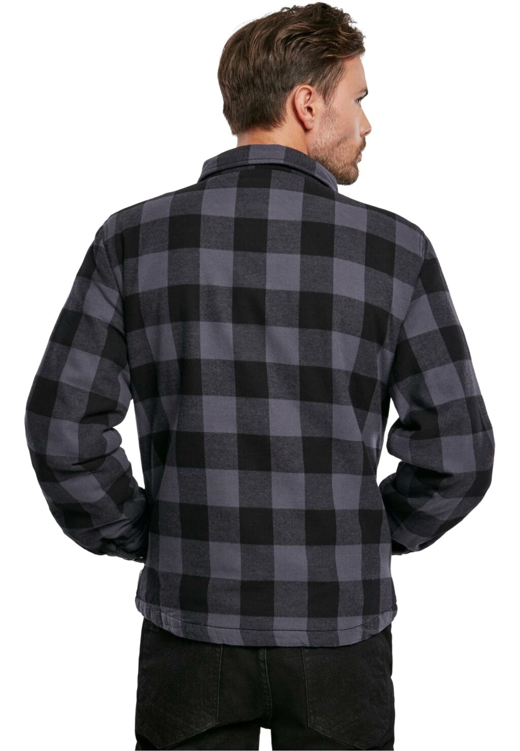 Brandit Lumberjacket black/grey BD9478