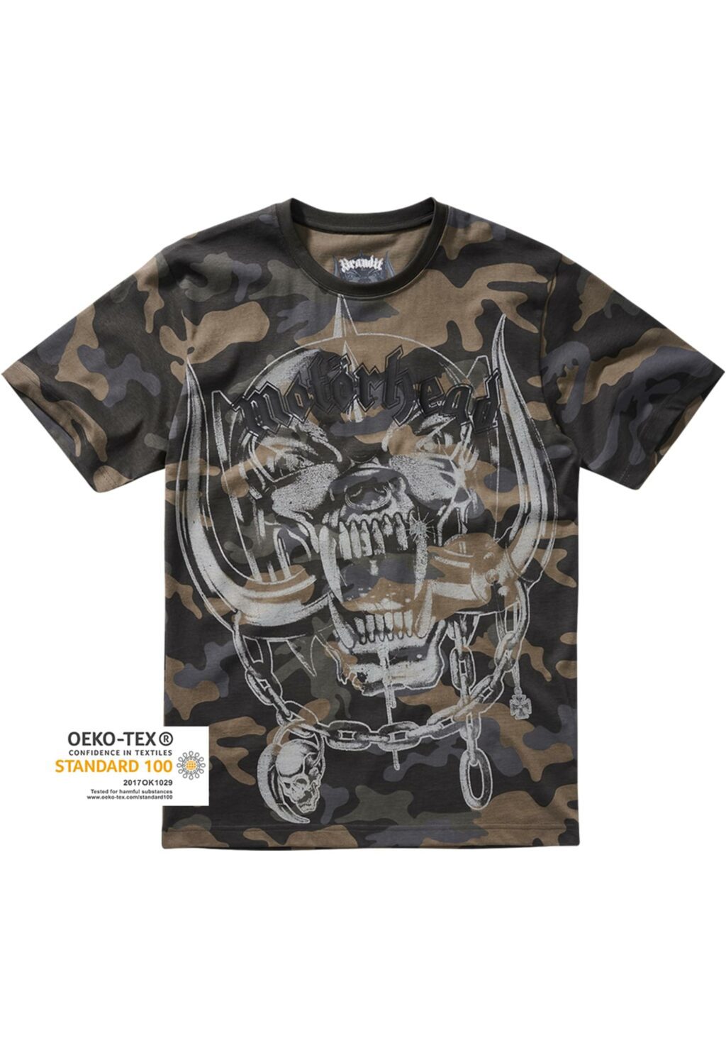 Brandit Motörhead T-Shirt Warpig Print darkcamo BD61004