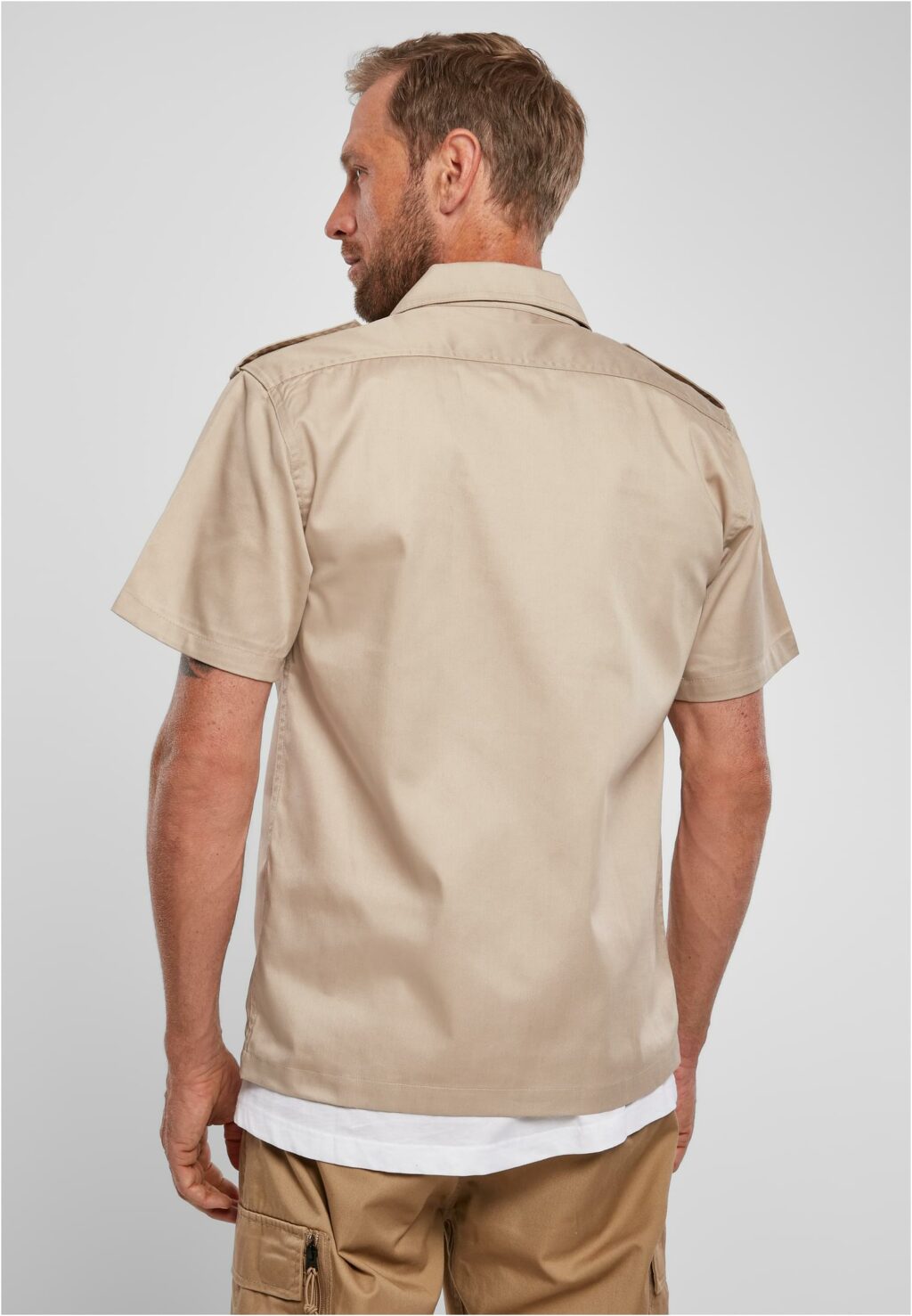 Brandit Short Sleeves US Shirt beige BD4101