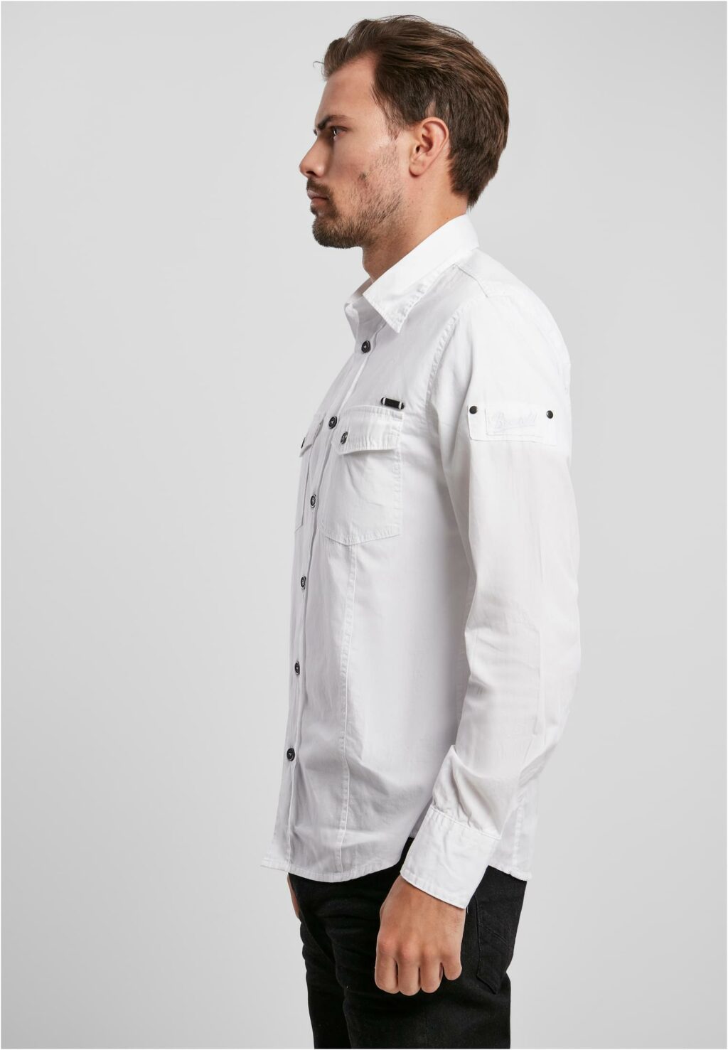 Brandit Slim Worker Shirt white BD4005