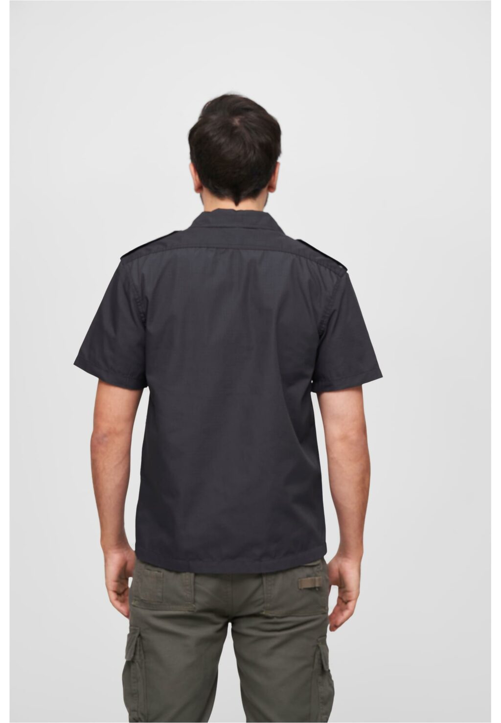 Brandit US Shirt Ripstop shortsleeve black BD4103