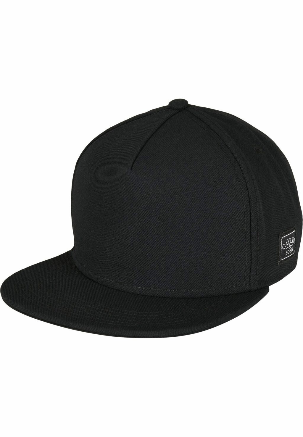 C&S Plain Snapback Cap black one CS005