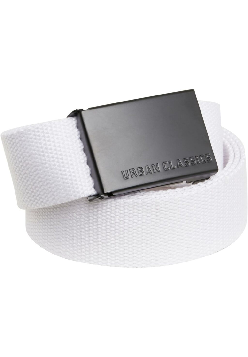 Canvas Belt white/black one TB305