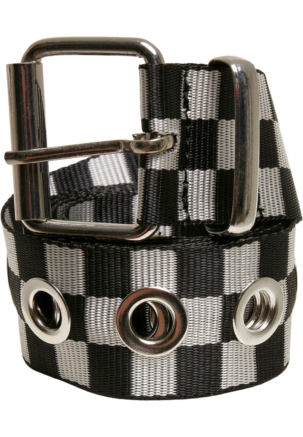 Checker Belt With Eyelets black/white TB5138