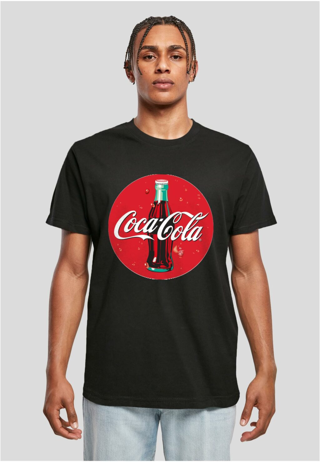 Coca Cola Bottle Logo Tee black MC891