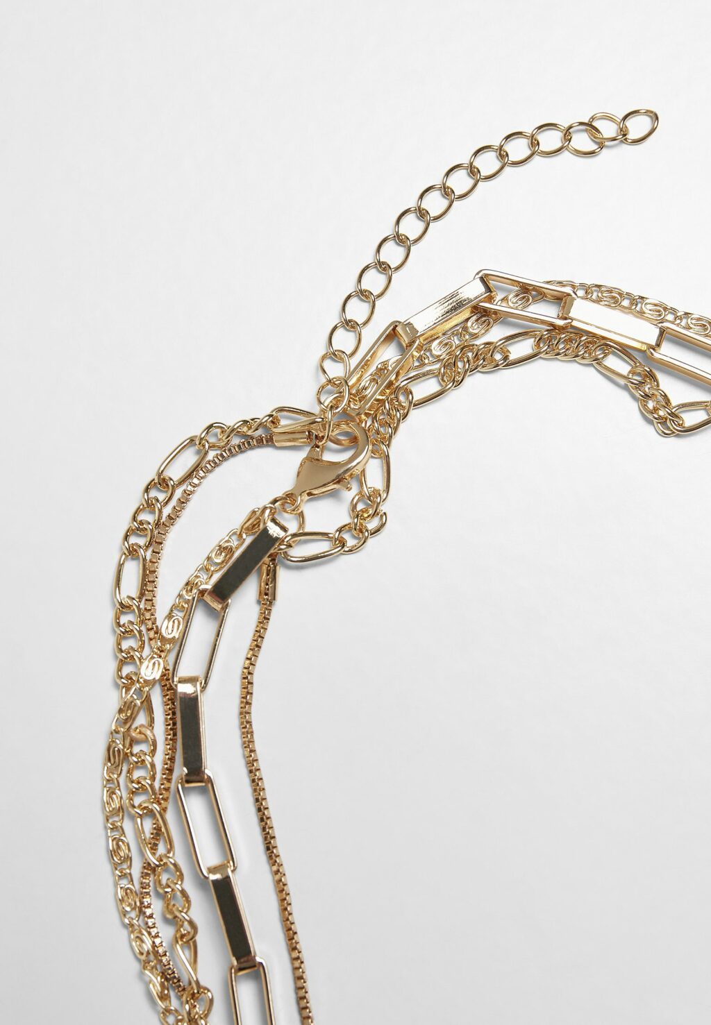 Coin Layering Necklace gold one TB4612