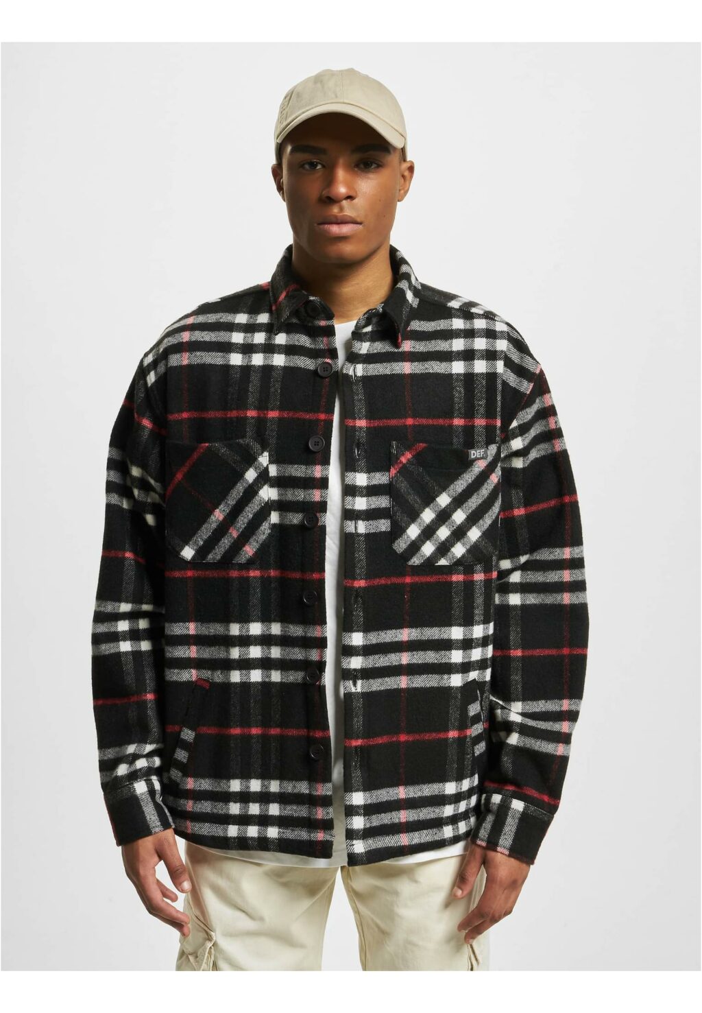 DEF Woven Shaket black/red DFST008