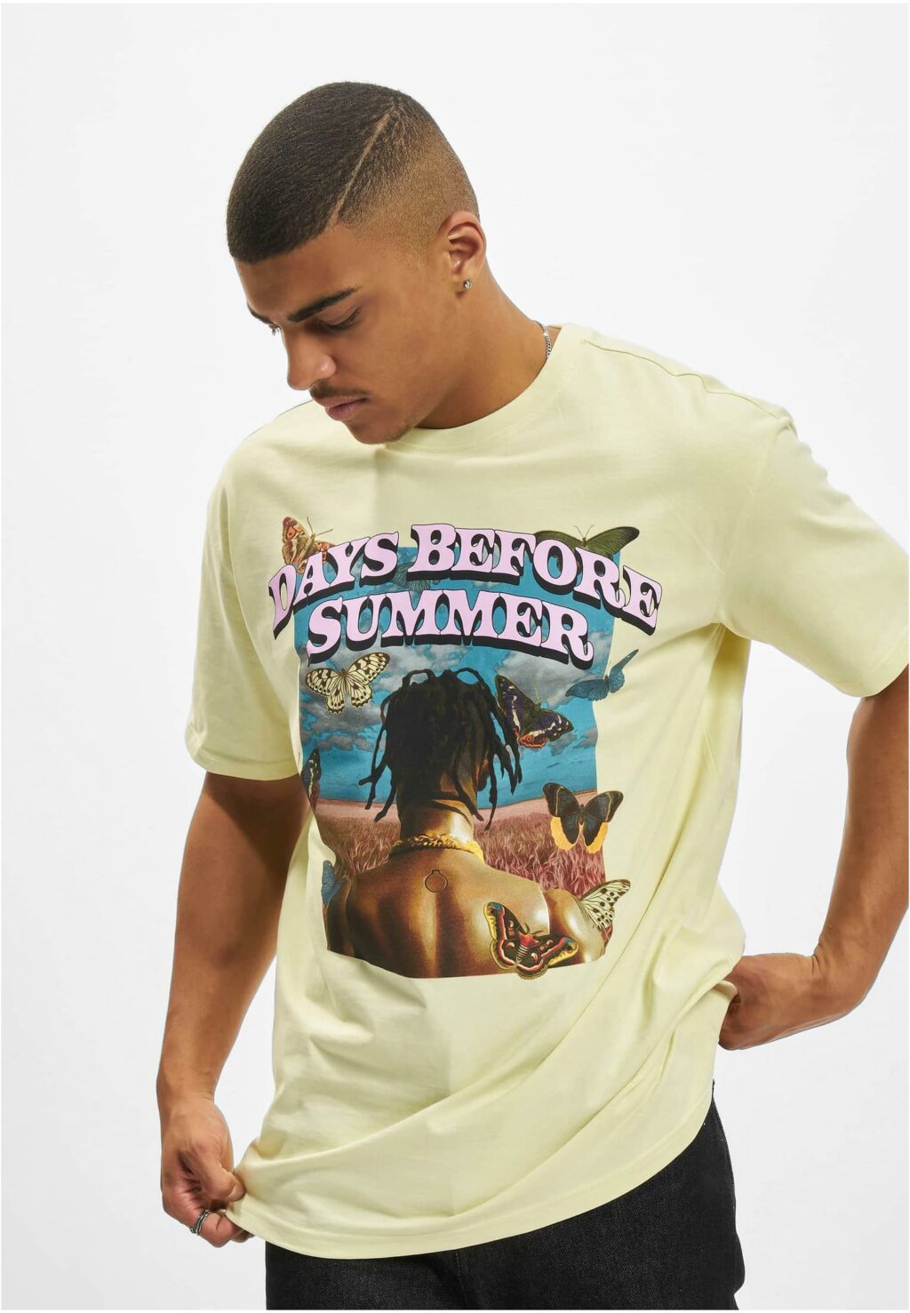 Days Before Summer Oversize Tee soft yellow MT1840