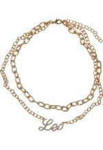 Diamond Zodiac Golden Necklace leo one TB5143