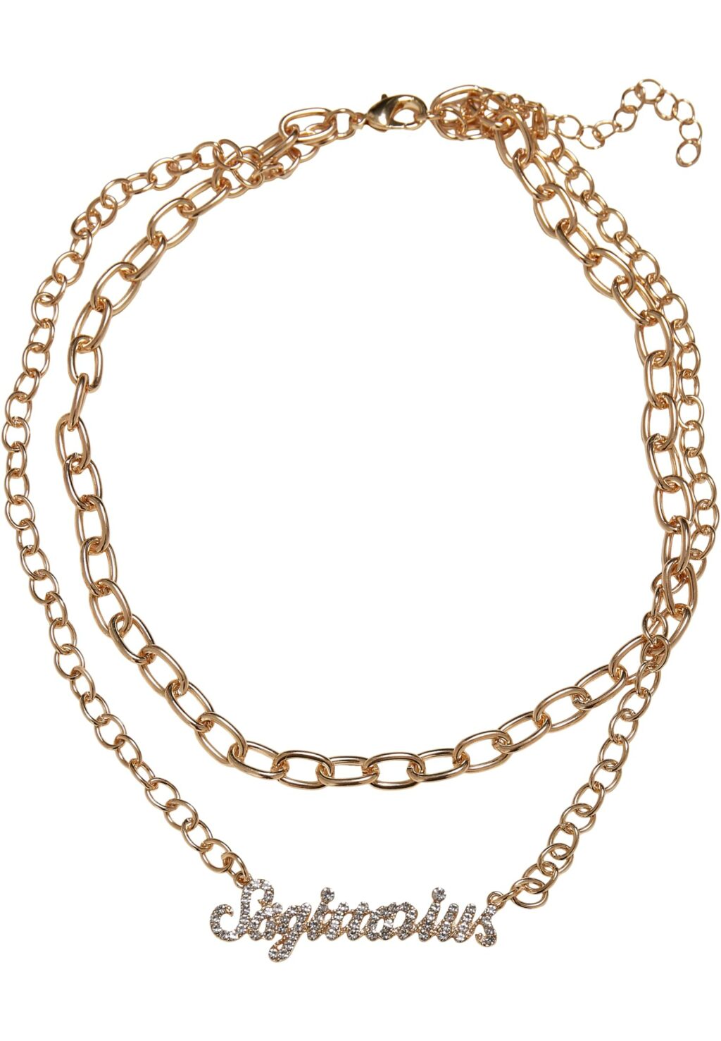 Diamond Zodiac Golden Necklace sagittarius one TB5143