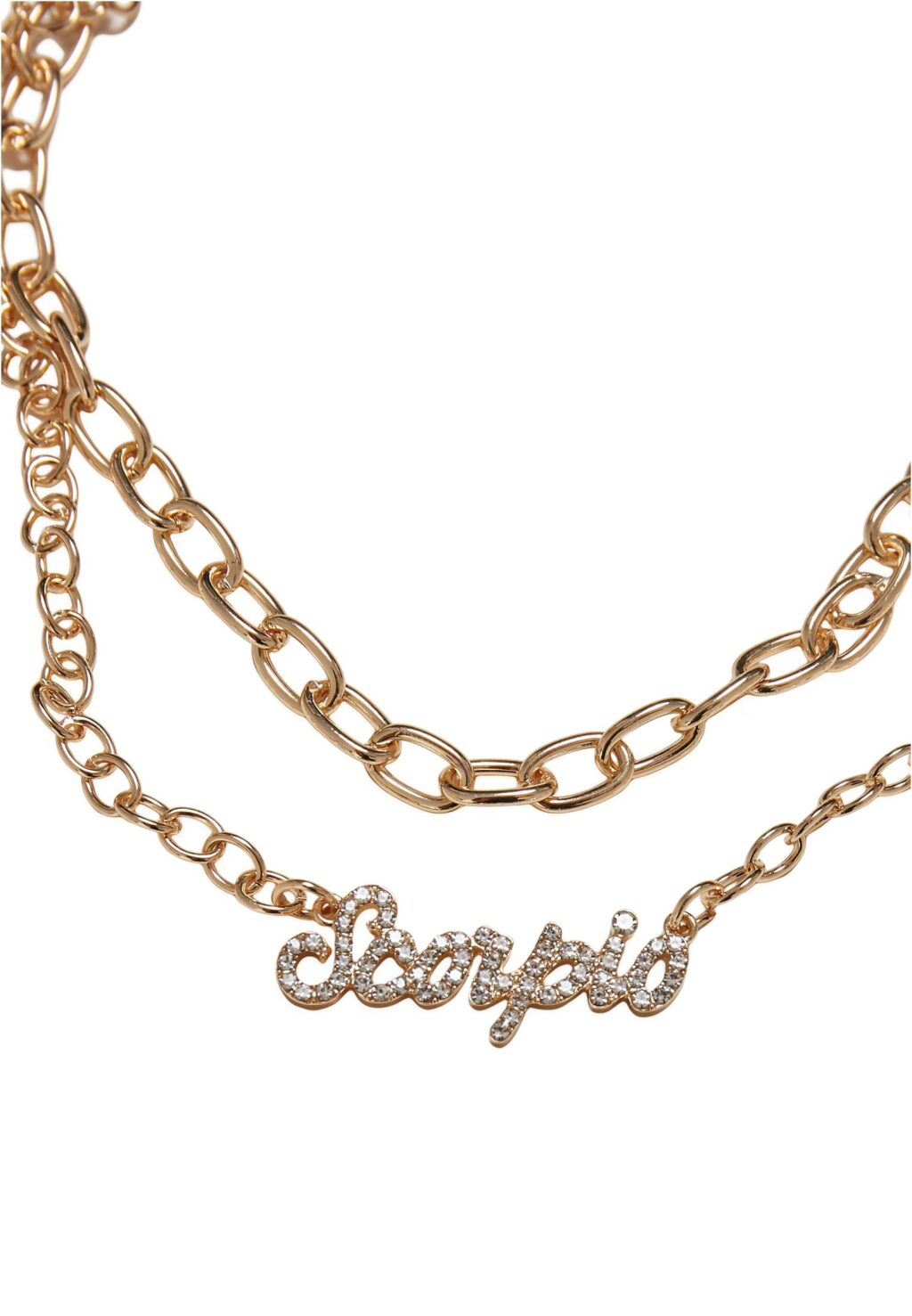 Diamond Zodiac Golden Necklace scorpio one TB5143