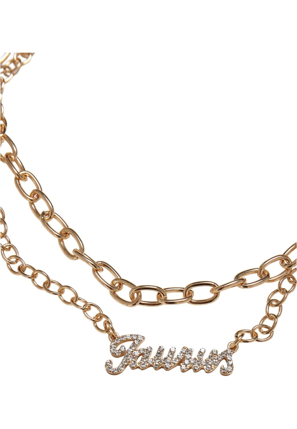 Diamond Zodiac Golden Necklace taurus one TB5143