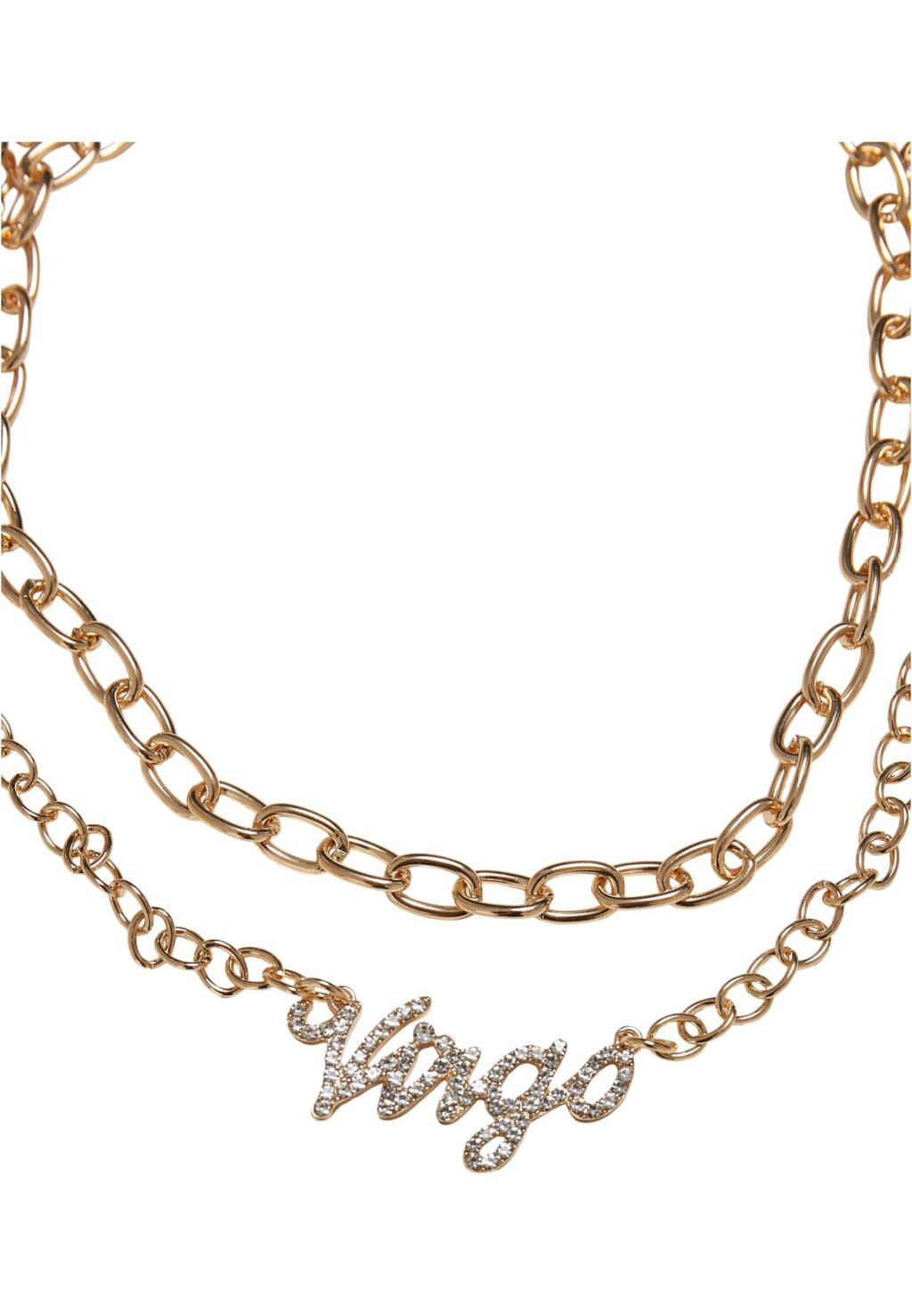 Diamond Zodiac Golden Necklace virgo one TB5143