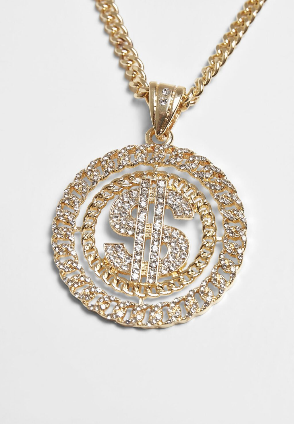 Dollar Diamond Necklace gold one TB3888