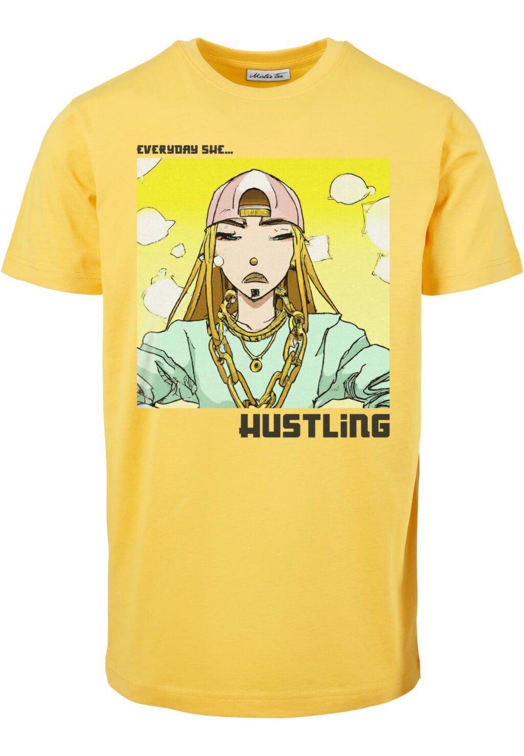 Everyday She Hustling Tee taxi yellow MT2788