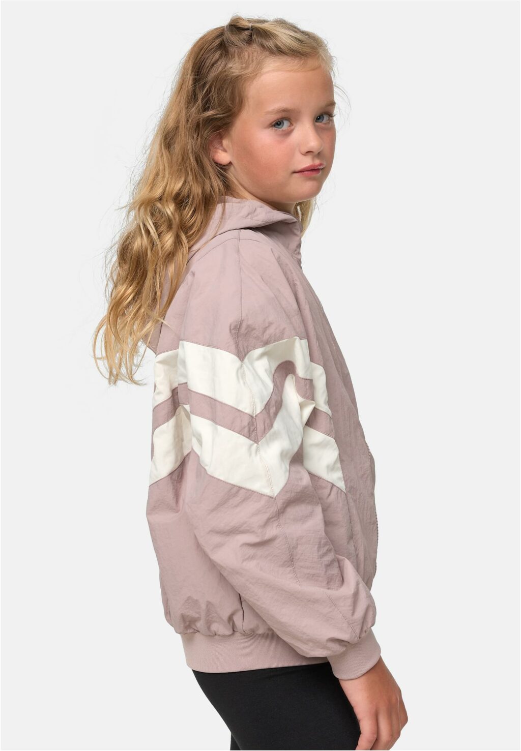 Girls Crinkle Batwing Jacket duskrose/whitesand UCK2664