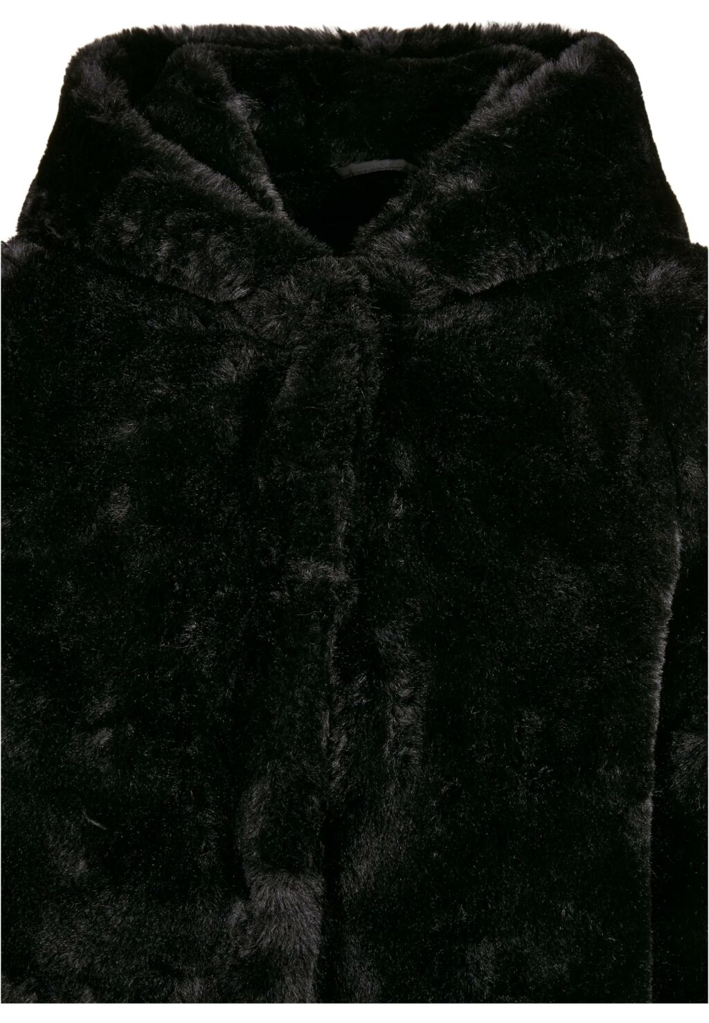 Girls Hooded Teddy Coat black UCK2375