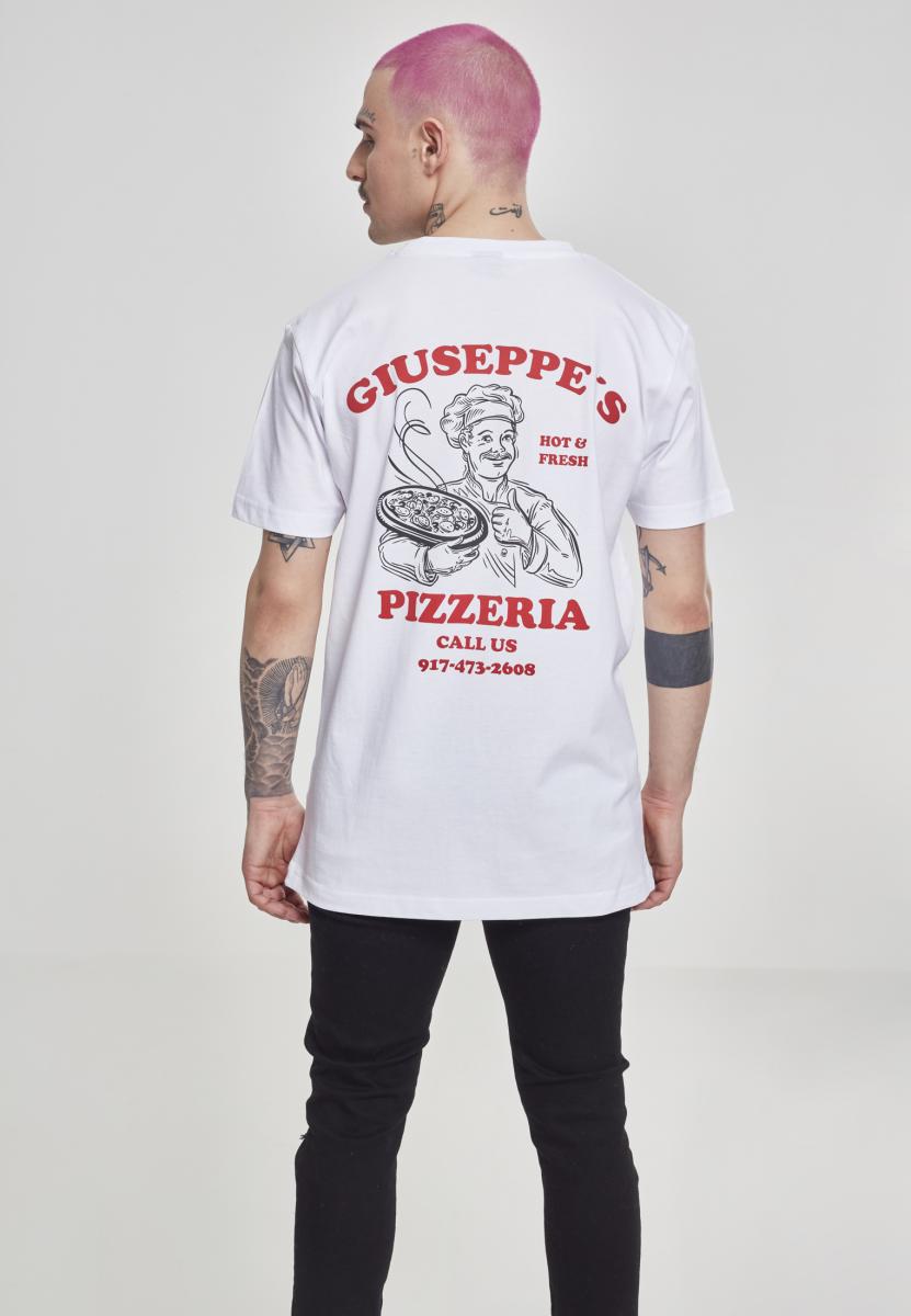 Giuseppe's Pizzeria Tee white MT709