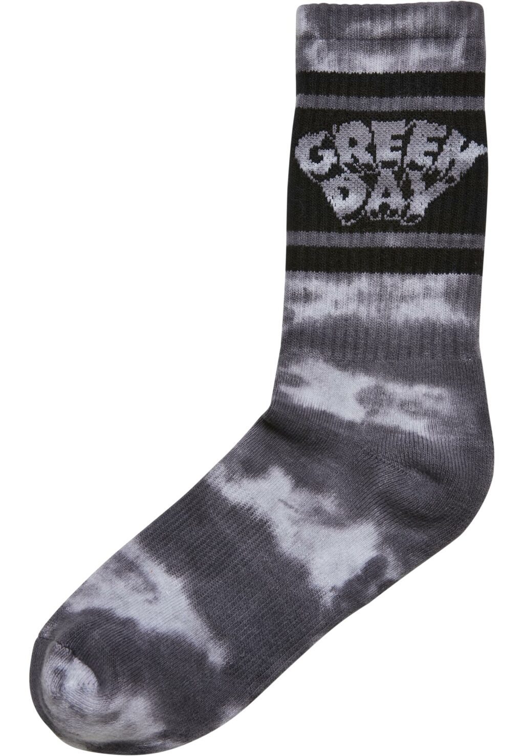 Green Day Tie Die Socks 2-Pack black/white MC812