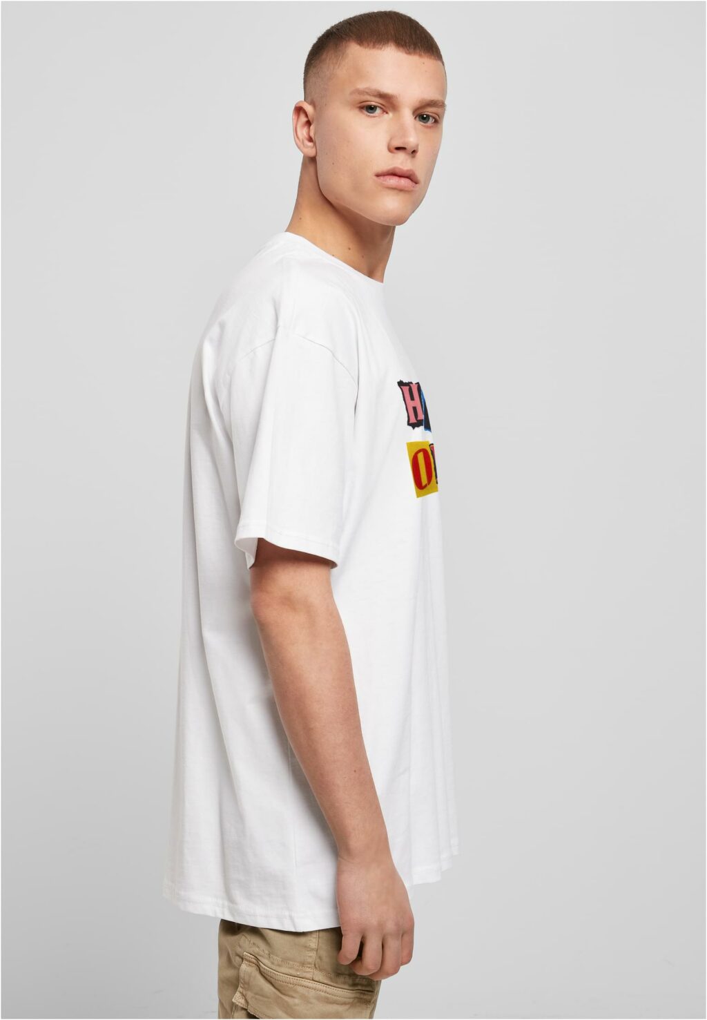 Hate it or Love it Oversize Tee white MT2869