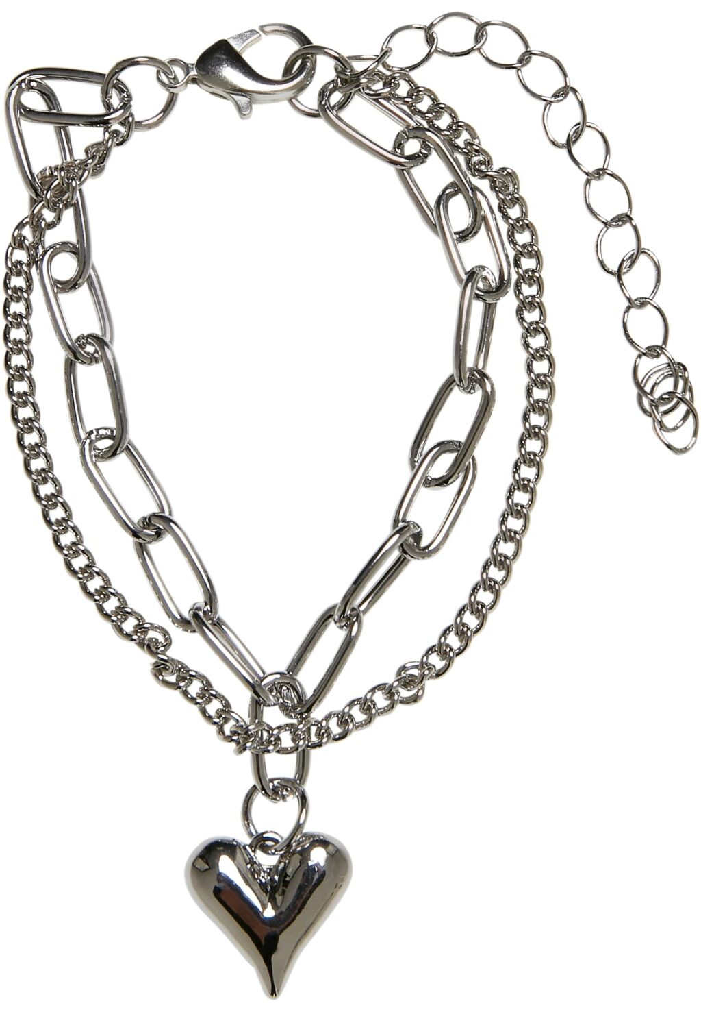 Heart Icon Layering Bracelet silver TB5614
