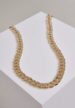 Heavy Necklace With Stones gold one TB2957