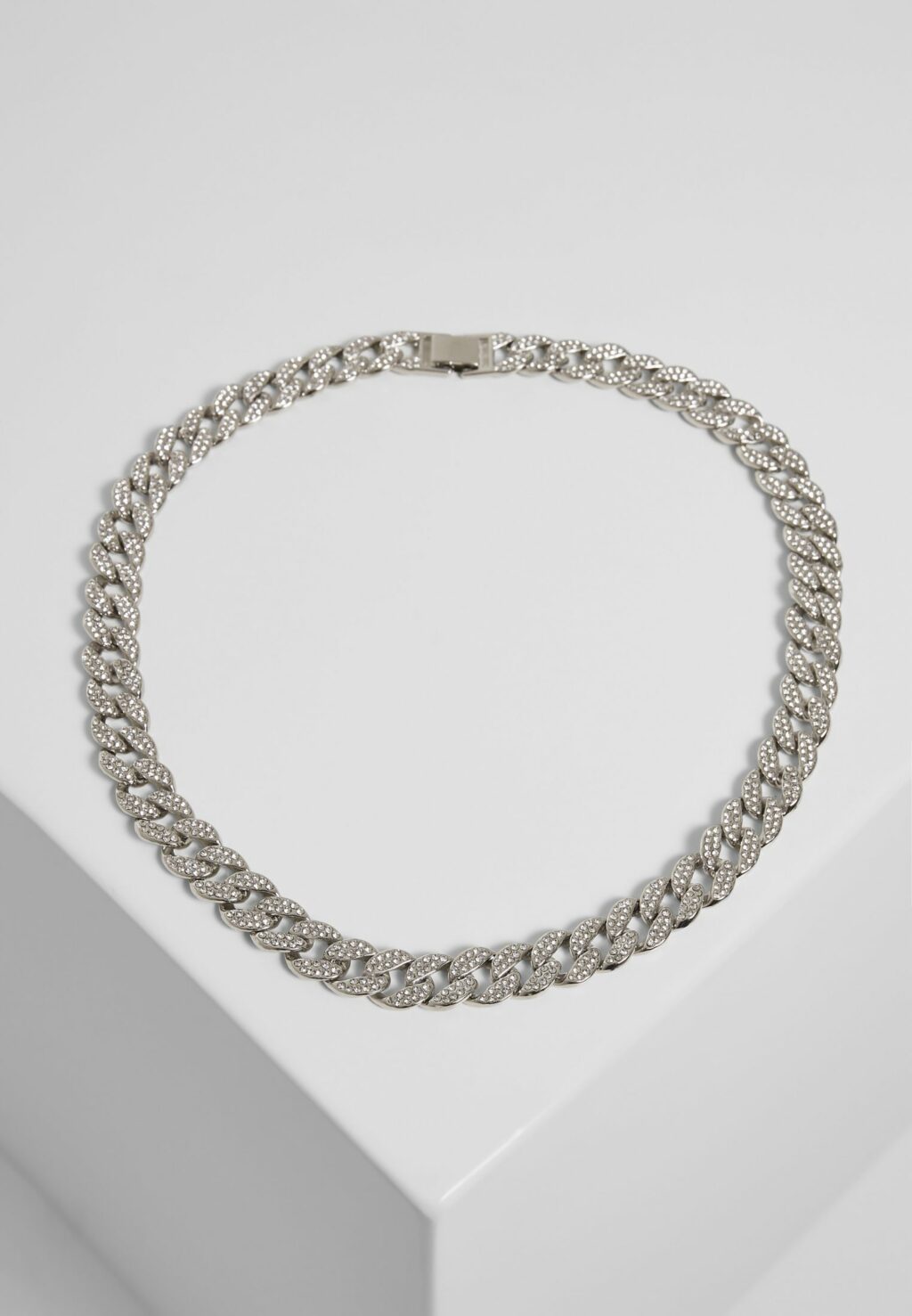 Heavy Necklace With Stones silver one TB2957