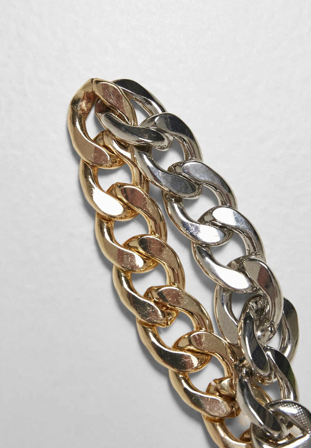 Heavy Two-Tone Bracelet gold/silver TB4857