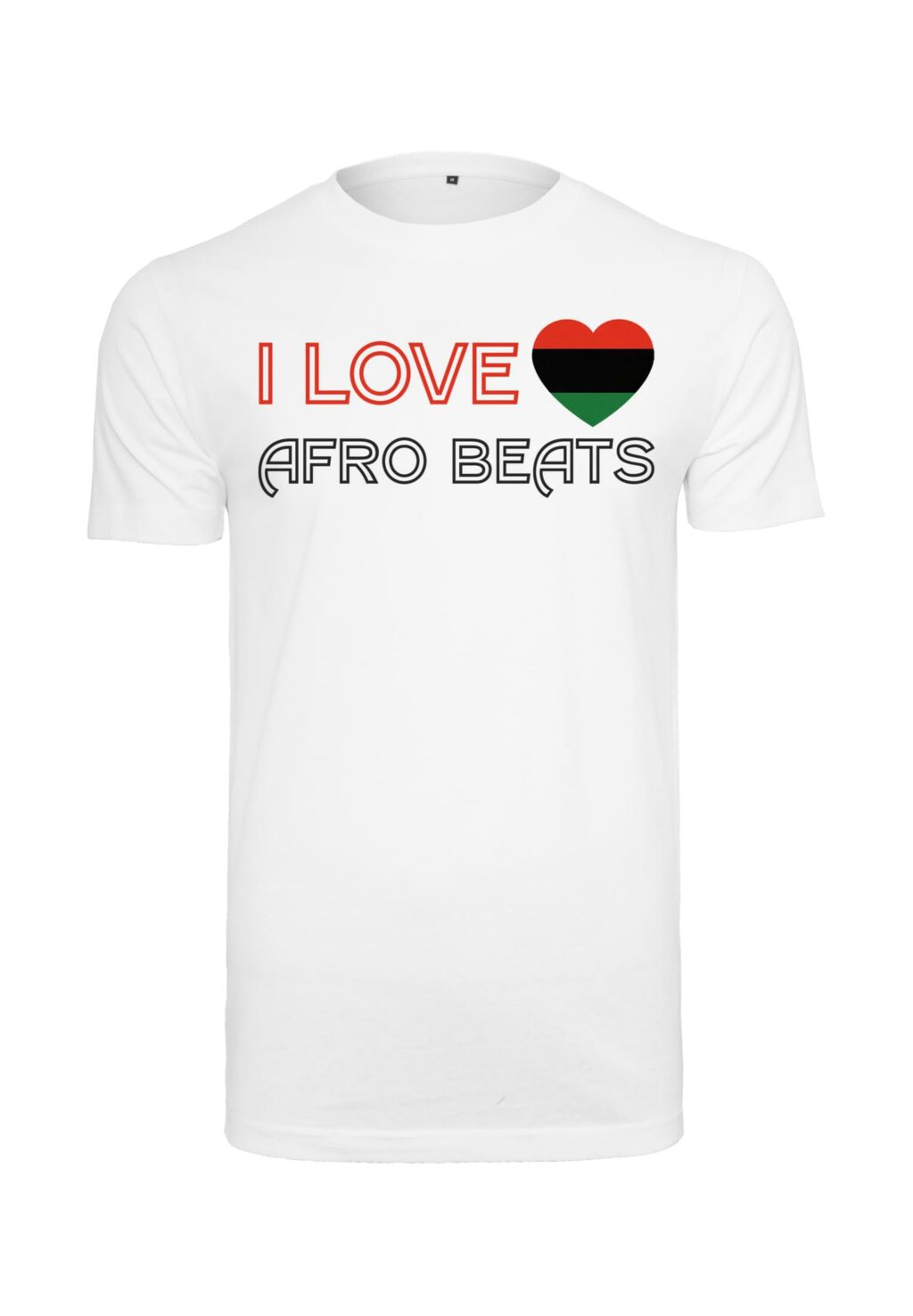 I Love Afro Beats Tee white MT2758